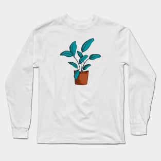 Fun houseplant graphic Long Sleeve T-Shirt